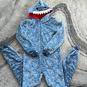Unisex kids shark onesie size XL 14/16